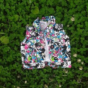 Hello Gorgeous Retro Neon Denim Vest 12 month